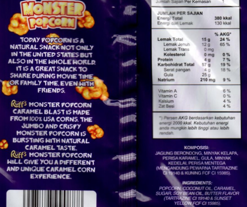 Ruff's  Monster Popcorn