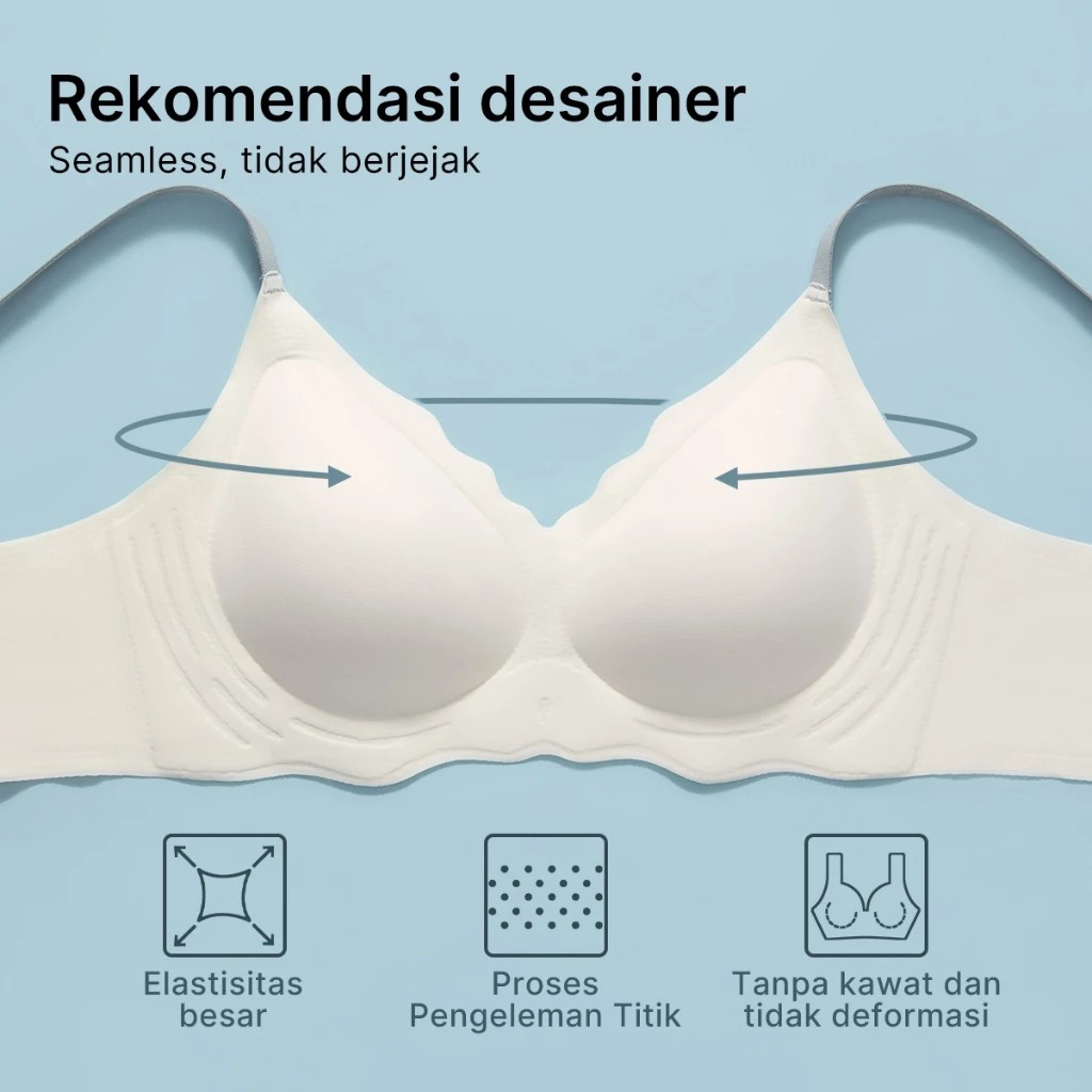Greney Push Up Seamless Bra 2