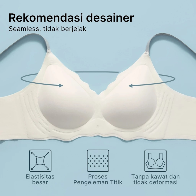 Greney Push Up Seamless Bra 2