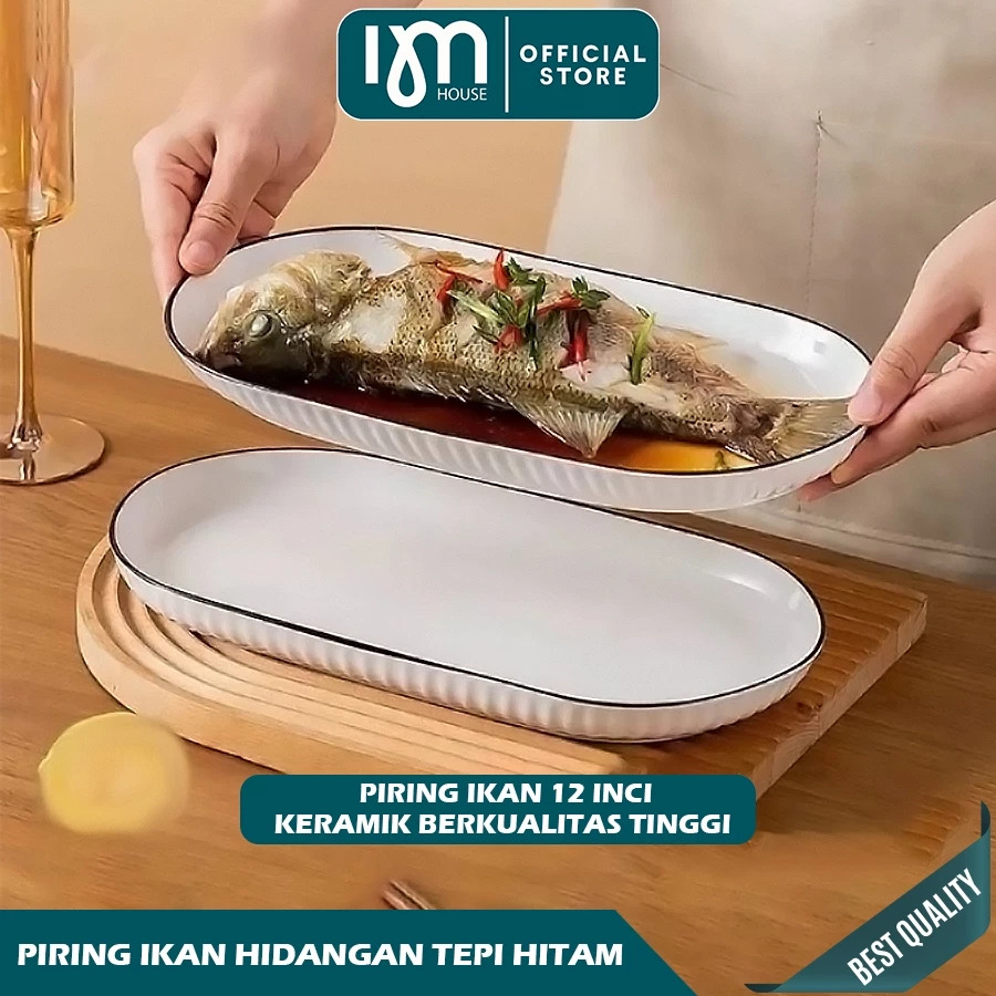 INMINDHOUSE Fish Plate 12 Inch 2