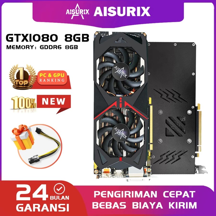 Asia Global Suksesindo AISURIX GTX-1080 8GB Gaming VGA Card