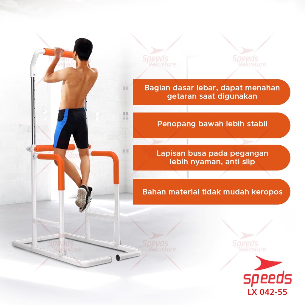 Speeds Indonesia Speeds Pull Up Bar Power Tower Chin Up Bar Multifunction 042-55