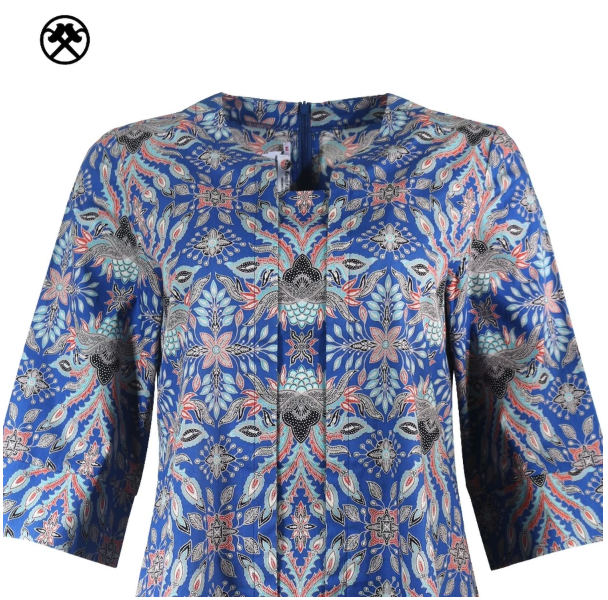 Batik Keris Batik Keris Blouse Batik Lengan 3/4 Mekar Manis