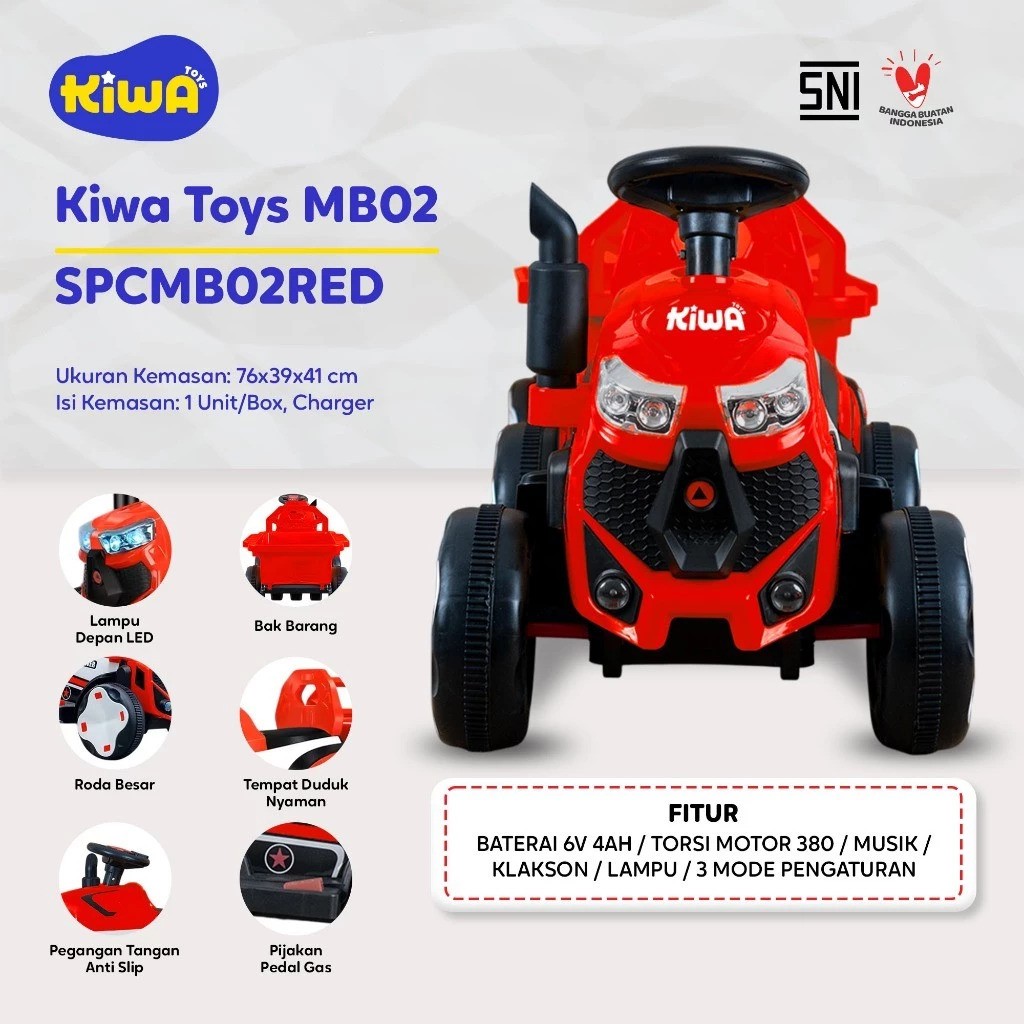 Kiwa Toys Mobilan Aki Anak MB02 5