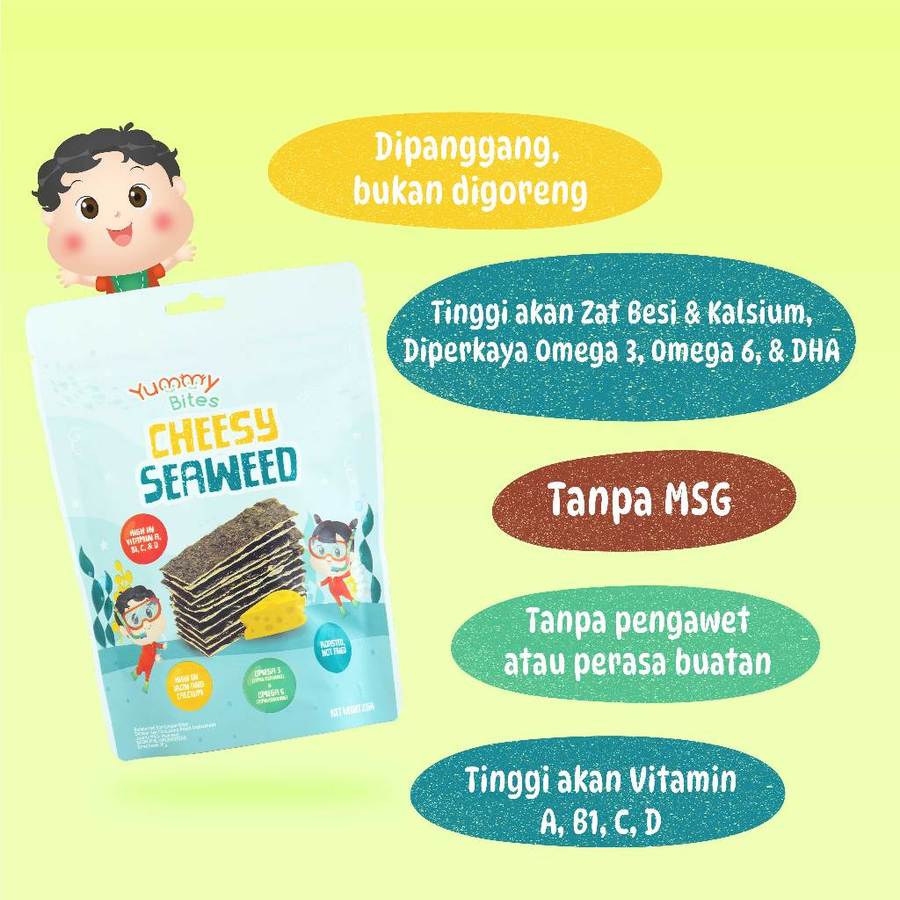 Leon Boga Sentosa Yummy Bites Cheesy Seaweed