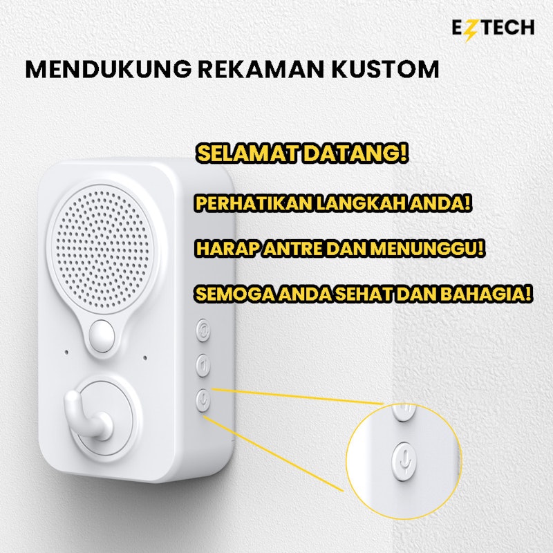 EZTECH Bel Pintu Sensor Motion 5