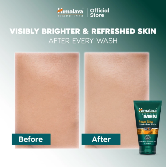 Himalaya Wellness Company Himalaya Herbals Men Power Glow Licorice Face Wash