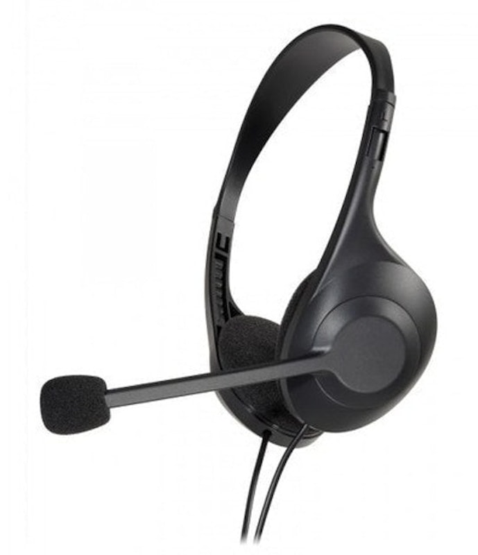 Dual-Earpiece Anti-Microbial Headset 1