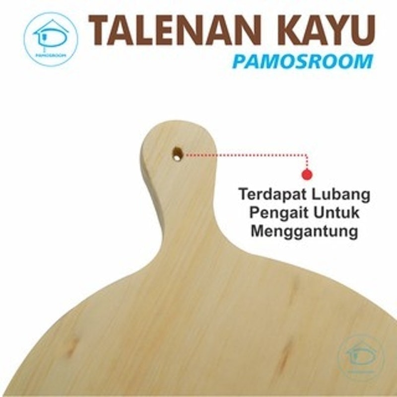 Wooden Cutting Board Bulat 3