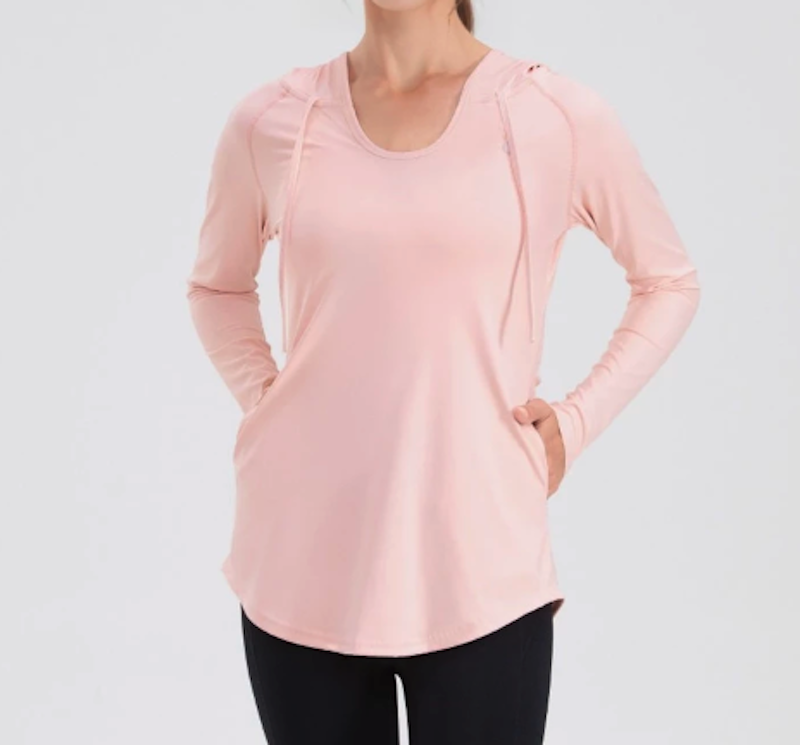 KKTOP Baju Olahraga Wanita Atasan Hoodie Oversize 3