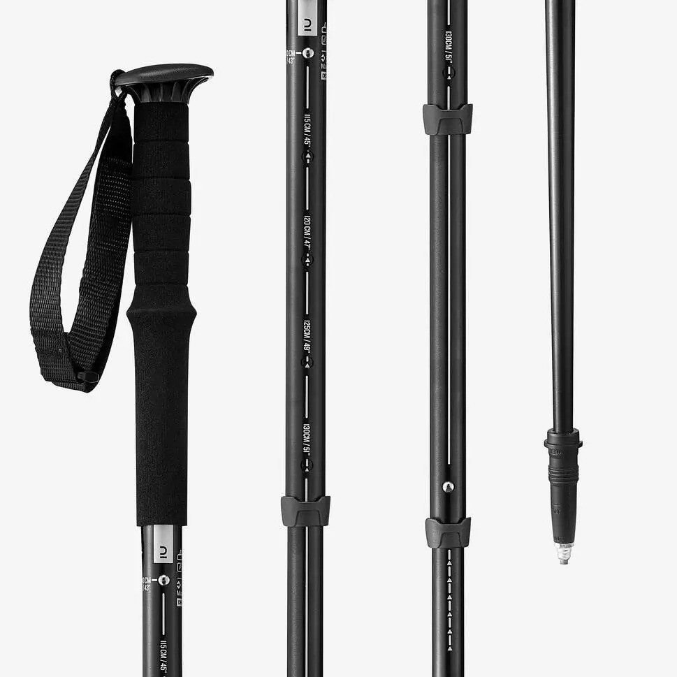 Decathlon Decathlon Forclaz Easy Adjust Hiking Pole Comfort Black MT100