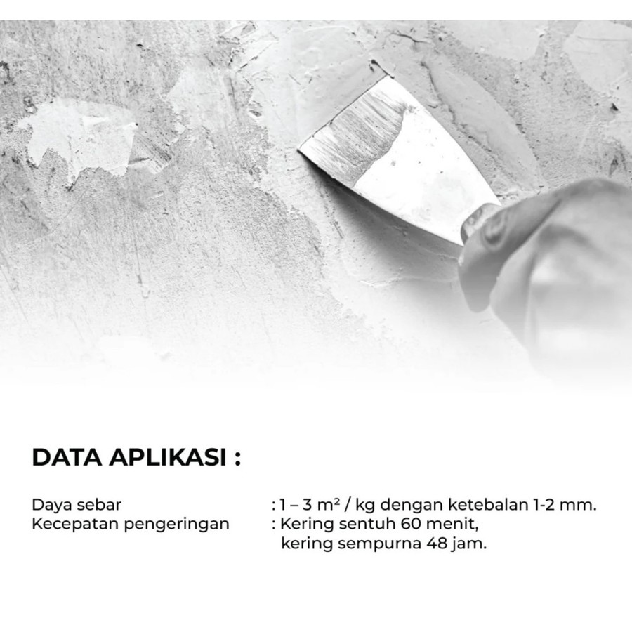 Mowilex BC2000 Alcasmooth Wall Paste 3 kg 3