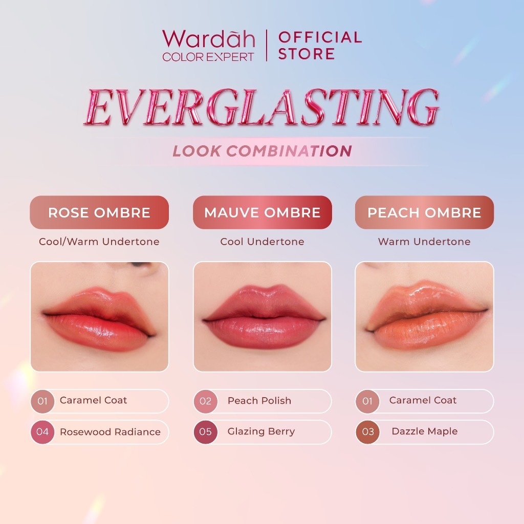 Paragon Technology and Innovation Wardah Glasting Liquid Lip 01 Caramel Coat