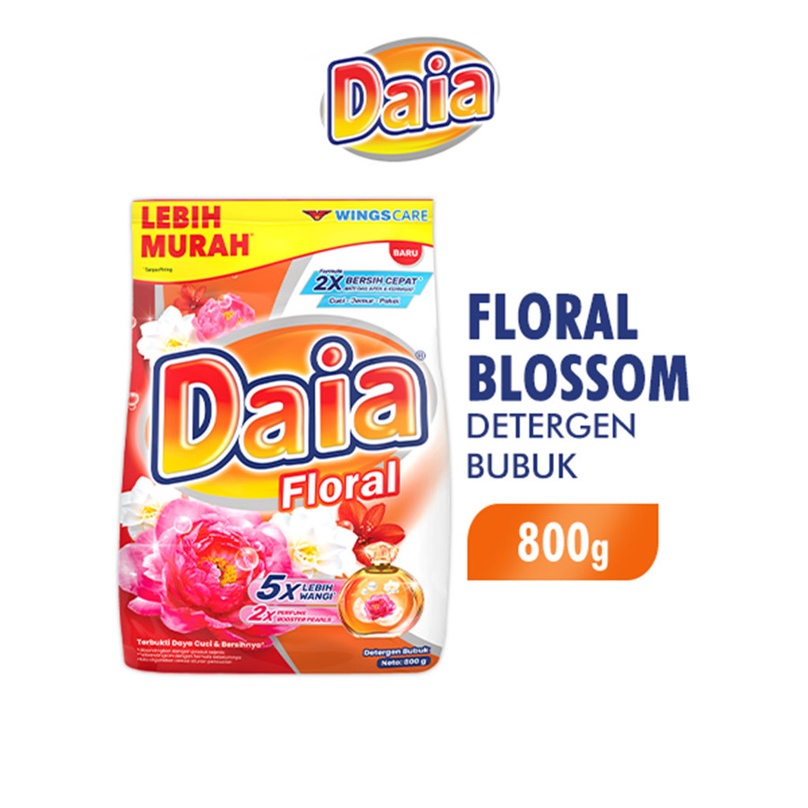 Wings Daia Detergen Bubuk Floral