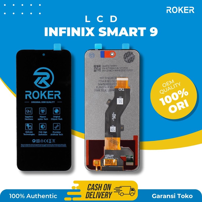 ROKER LCD Infinix Smart 9/Hot 50i/Hot 50 4