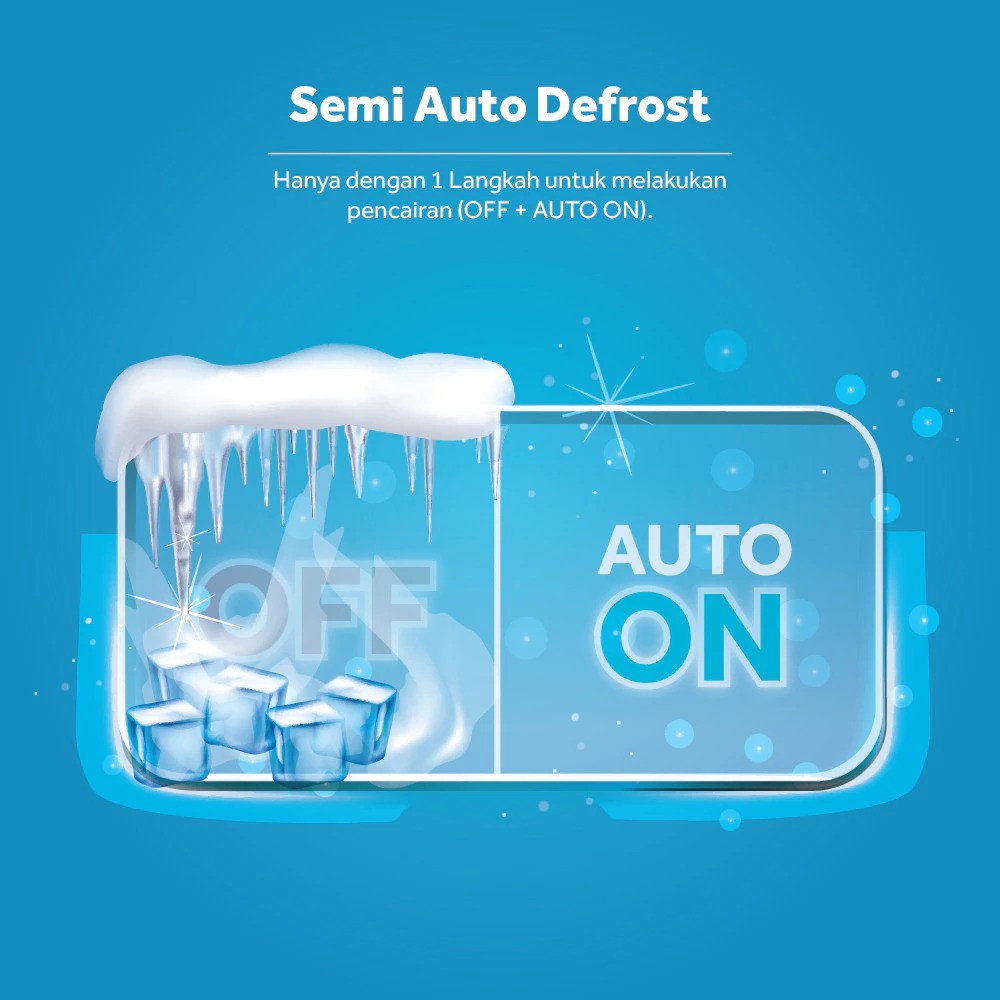 AQUA Japan AQUA Kulkas 1 Pintu  AQR-D225 (MDS)