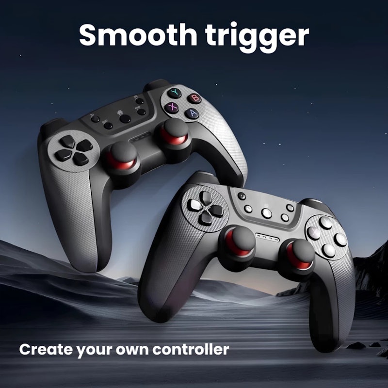 UPLU Wireless 2.4G Controller Game Pad 5