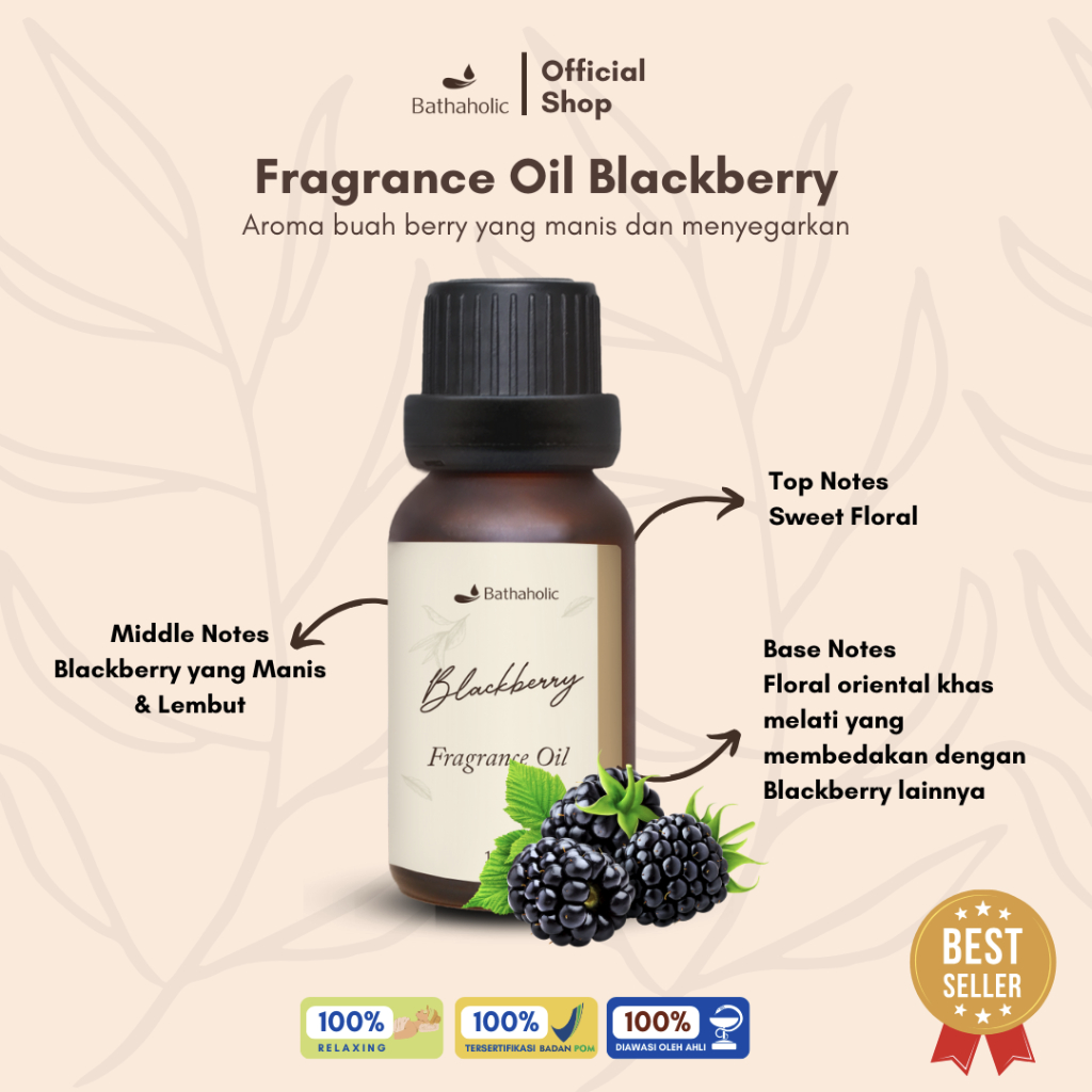 Bathaholic Blackberry Fragrance Oil