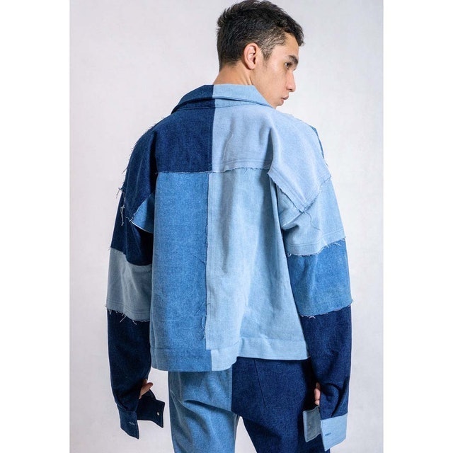 Ocwa  Cycle Oversize Patch Ara Denim Jacket 