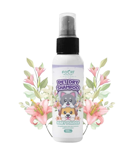 Focat Pet Dry Shampoo Baby Powder ｜ N15