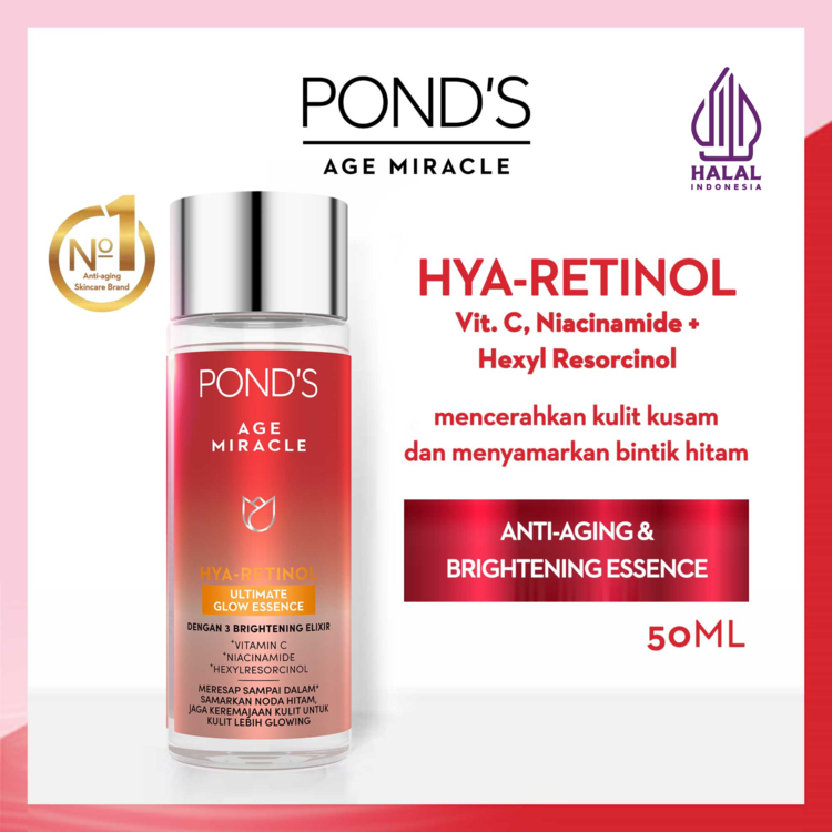 Unilever Pond's Age Miracle Hya-Retinol Ultimate Glow Essence with Vitamin C & Niacinamide