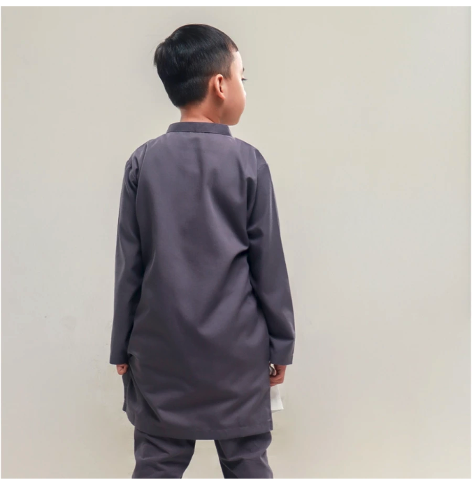 Rabbani Asysa Bani Batuta Jubah Koko Lengan Panjang Alman Exclusive