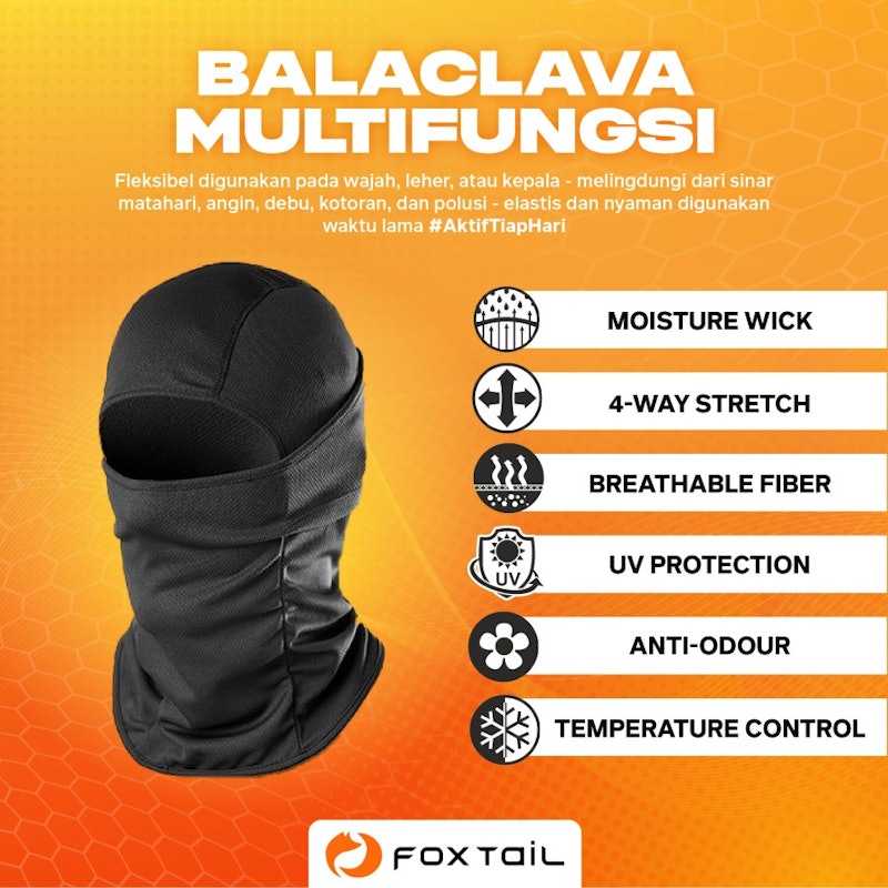 Foxtail Balaclava Quick Dry 3