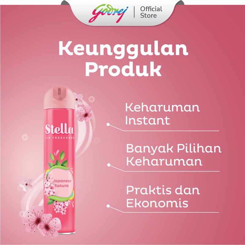 Stella Aerosol Parfum'ist Japanese Sakura 2