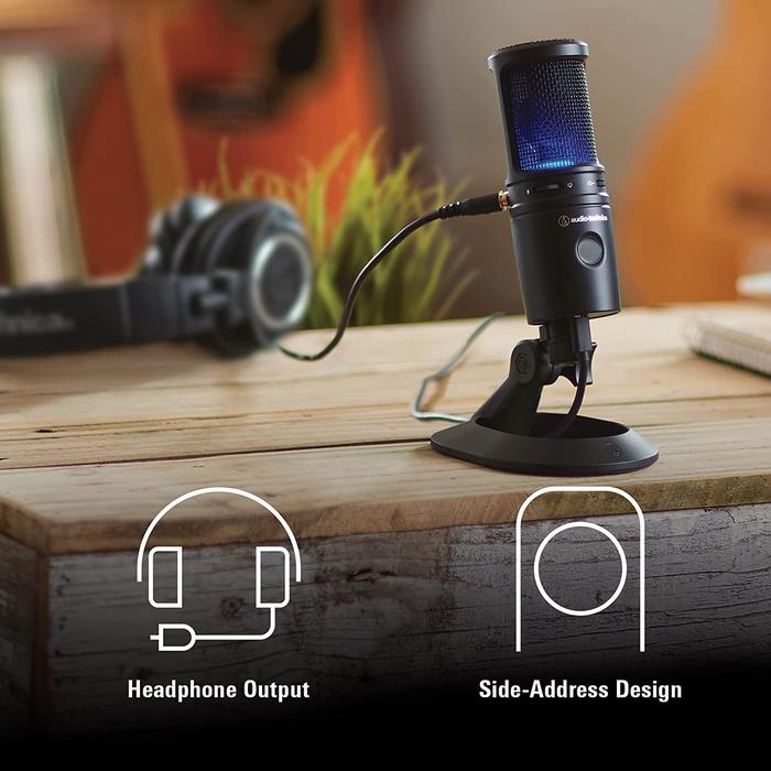 Audio-Technica Corporation Audio-Technica Cardioid Condenser USB Microphone  AT2020USB-X