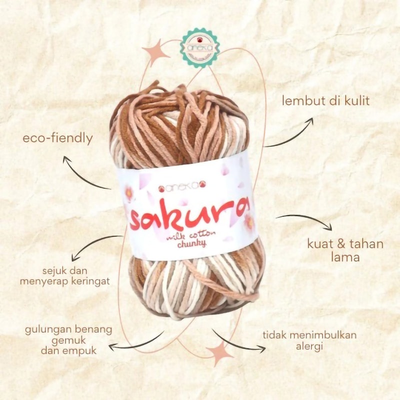 Sakura Milk Cotton Chunky 4