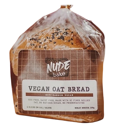 Nude Bake Vegan Oat Bread 1
