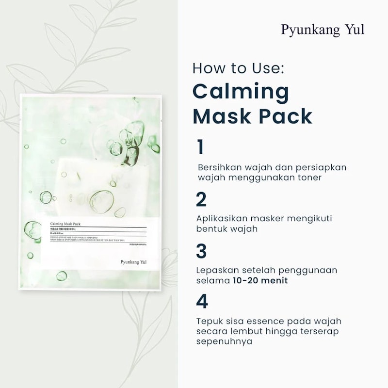 Pyunkang Yul Calming Mask Pack 4
