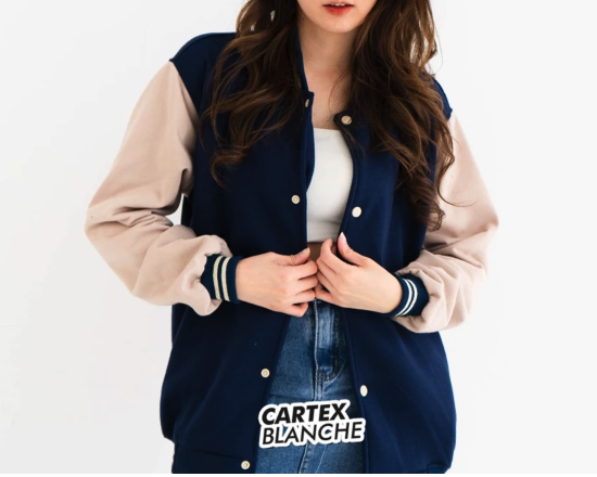  CARTEXBLANCHE Jaket Varsity Baseball Polos