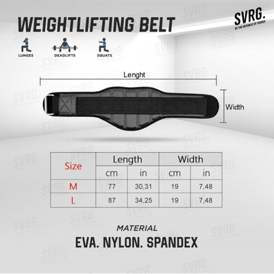  The Republic of Svarga Svarga Weight Lifting Belt