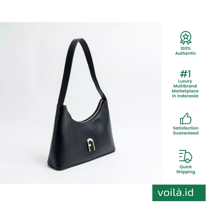 Furla Diamente Mini Shoulder Bag Black 2