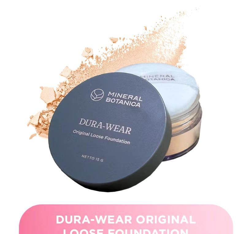 Mica Jaya Pratama Mineral Botanica Dura-Wear Original Loose Foundation Natural