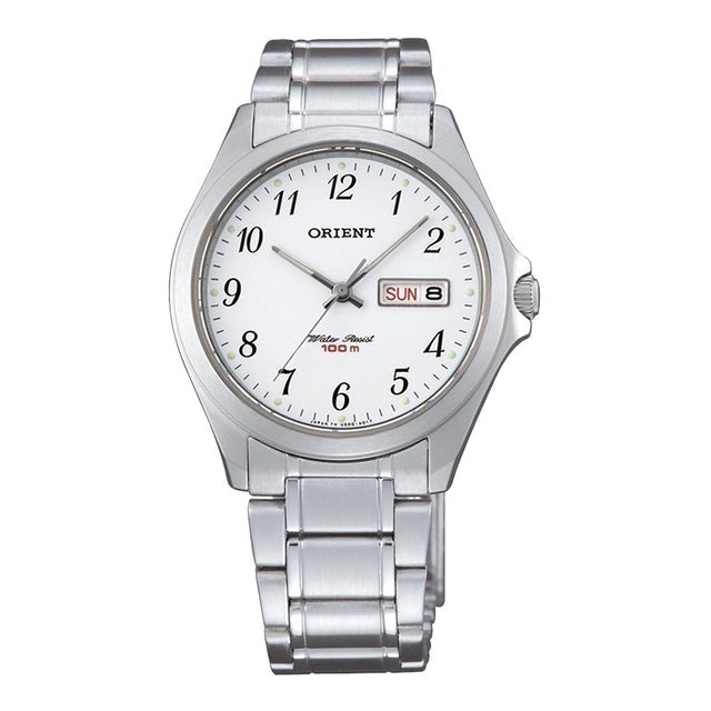 Orient Sports White Dial Stainless Steel Strap ｜ FUG0Q005S 