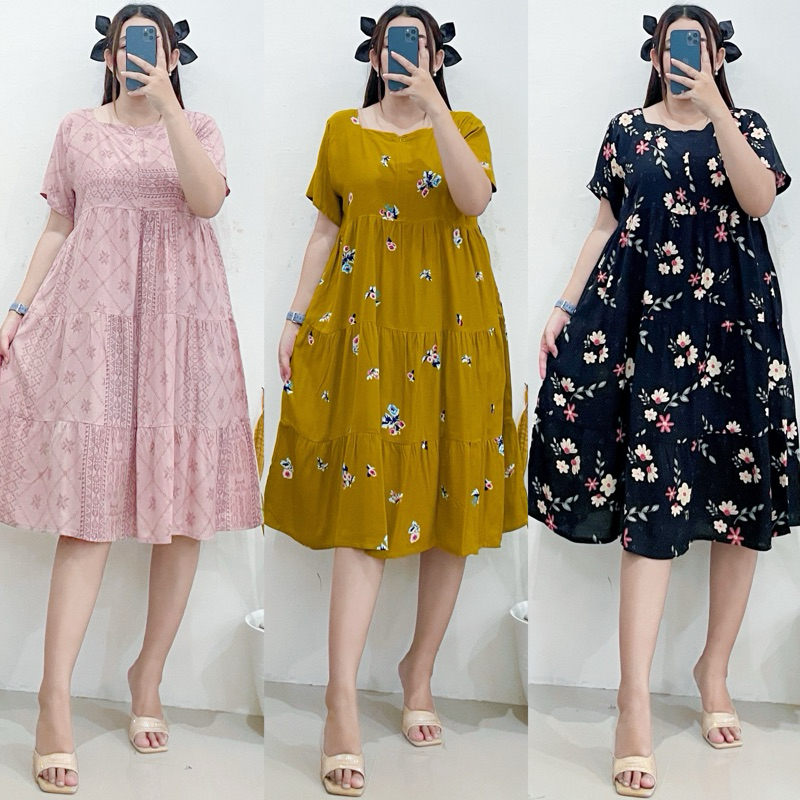 Miss Daster Indonesia MISSDASTER Yukii Dress Daster Pendek