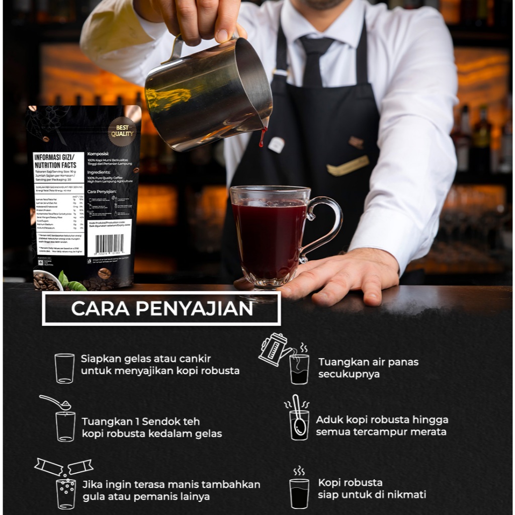  Way Kopi Kopi Robusta/Robusta Lampung