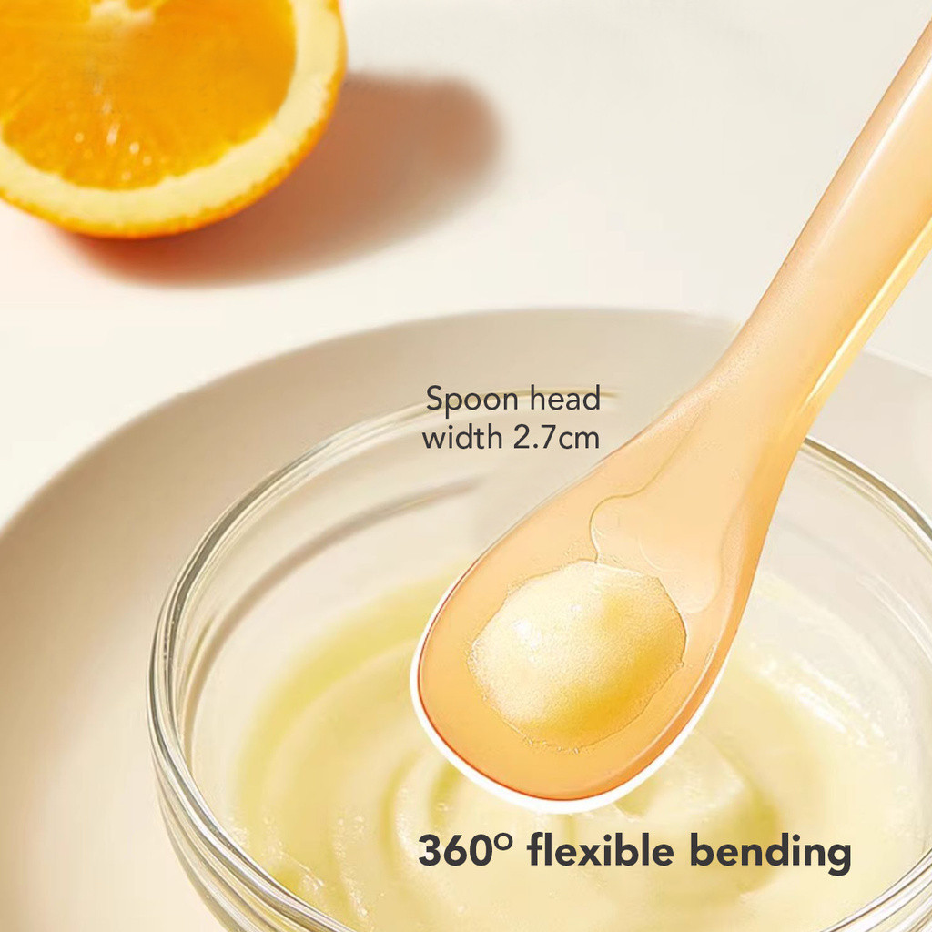 Sakumini 2in1 Kids Spoon Silicone 3