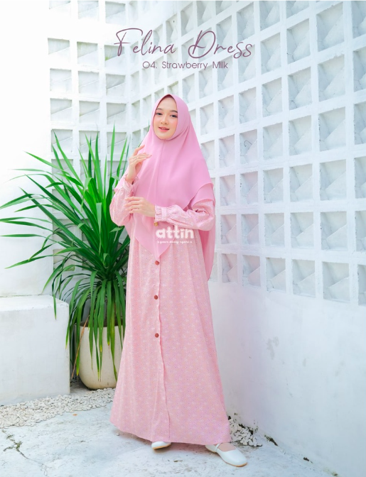 ATTIN Your Daily Syari  Felina Dress