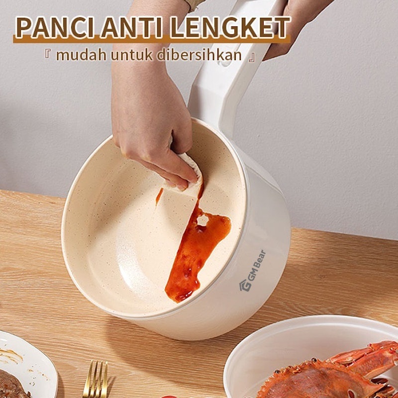 GM Bear Panci Listrik Multifungsi 3 in 1 2