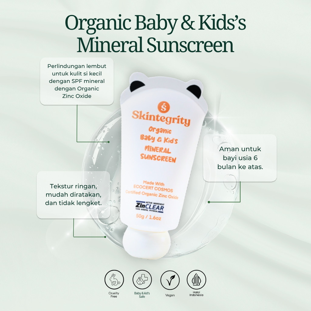 Amore Natura Persada Skintegrity Organic Baby & Kid's Mineral Sunscreen