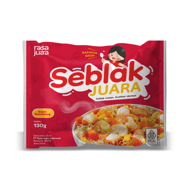 Rasa Juara Seblak Instan Rasa Rendang
