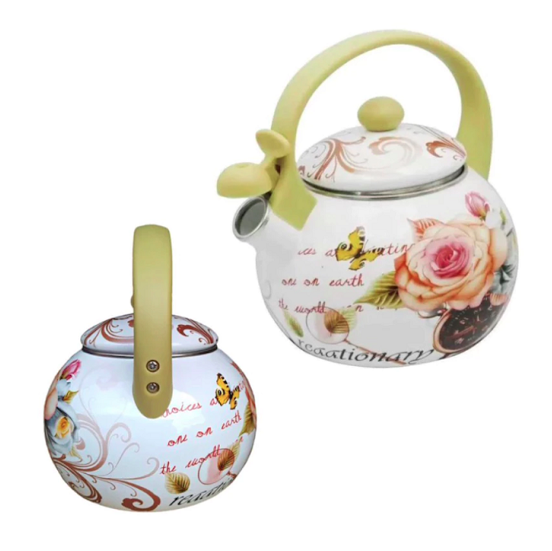 Teko Enamel Kembang 1