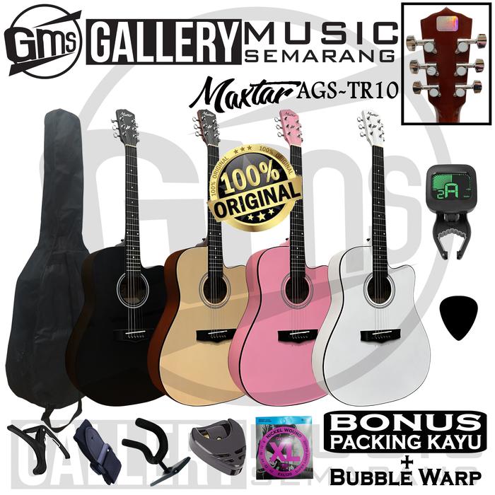  Maxtar Gitar Akustik Elektrik AGS-TR10
