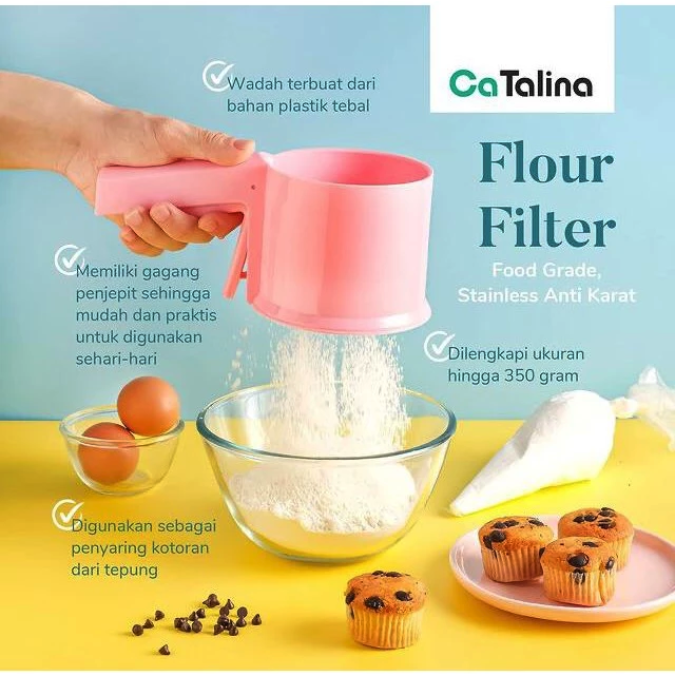 Ca Talina Ayakan Tepung Plastik  2