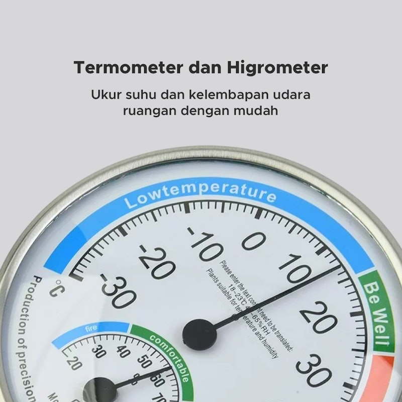 Taffware Analog Thermometer & Hygrometer 3