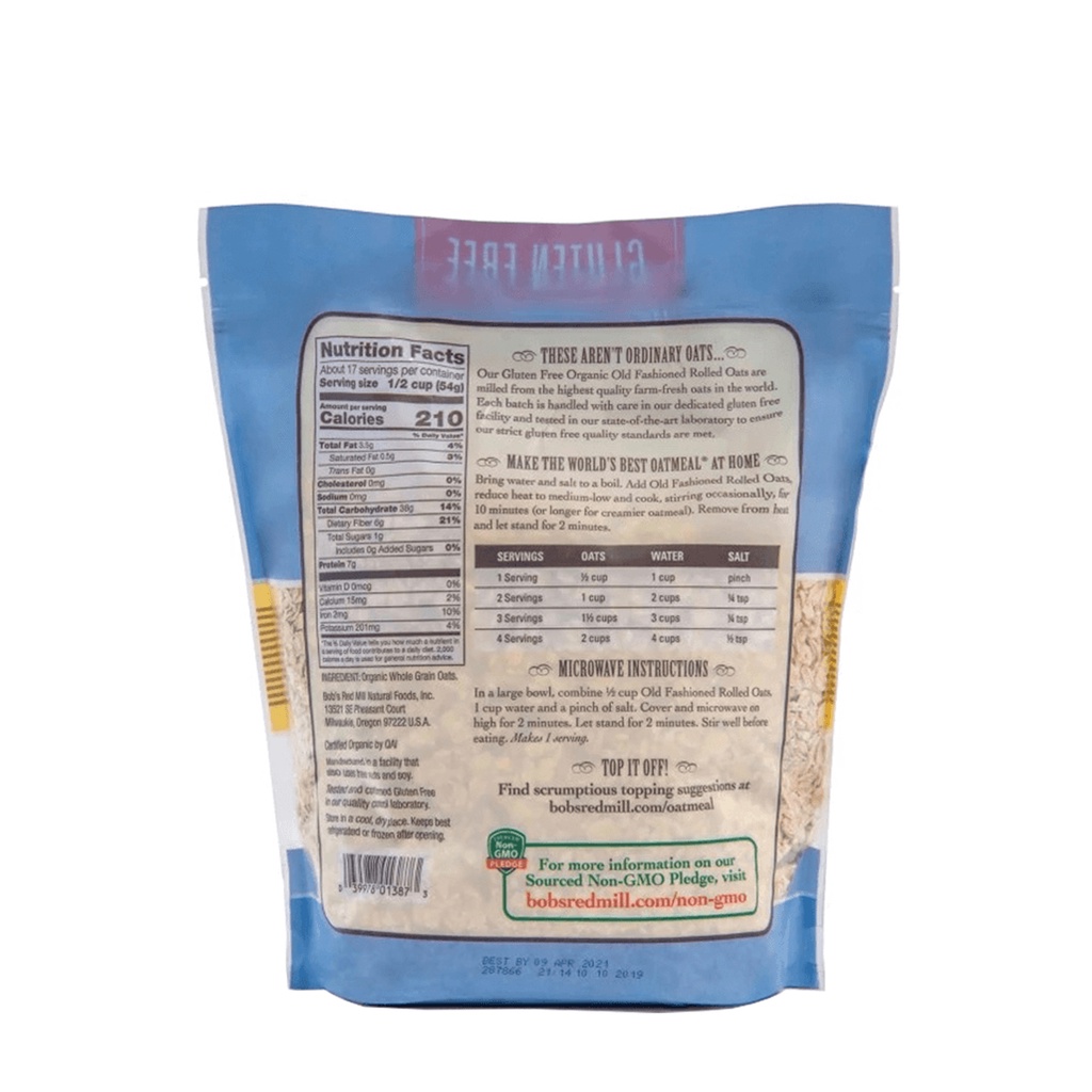 Bob’s Red Mill Gluten Free Rolled Oats