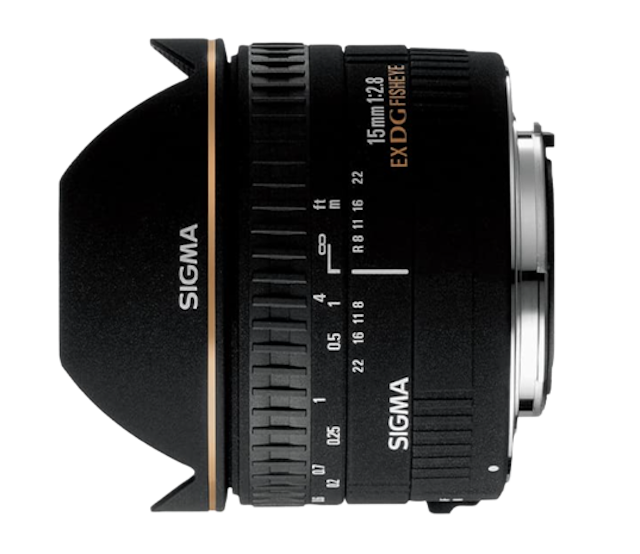 15mm F2.8 EX DG DIAGONAL FISHEYE Canon EF Mount